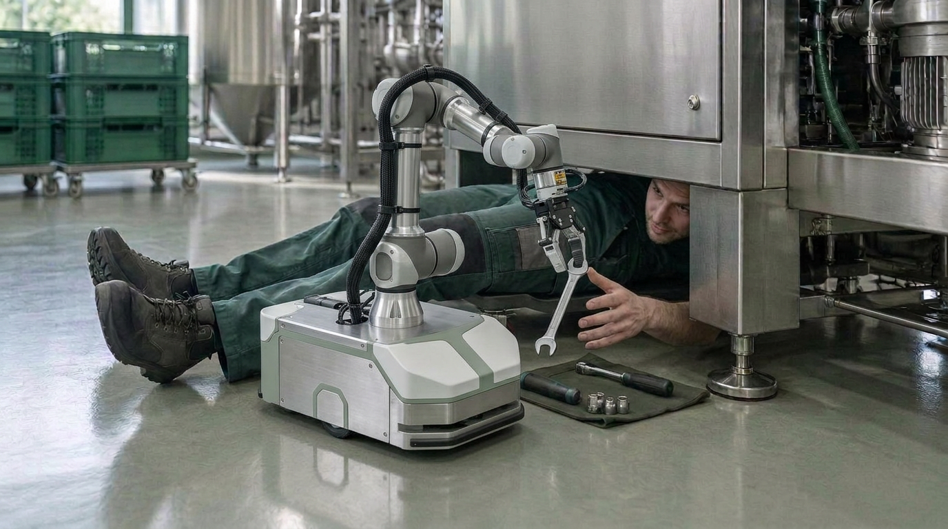 On the factory floor